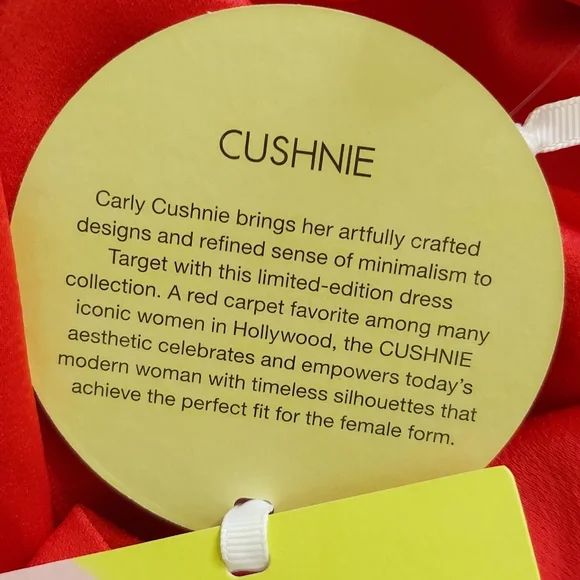 Cushnie for Target Red Halter Tie Neck Slip Dress Size 12 NWT - Picture 14 of 16